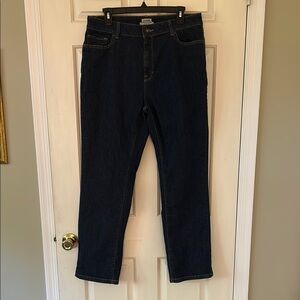 L.L. Bean Straight Leg Dark Wash Jeans